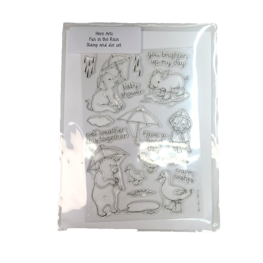 Hero Arts Fun in‎ The Rain Stamp and Die Set